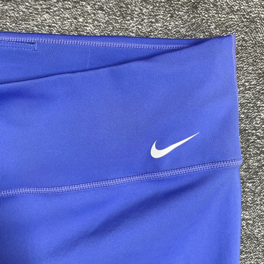 Nike Shorts Dri-FIT Womens XXL Purple Mid Rise Training Biker